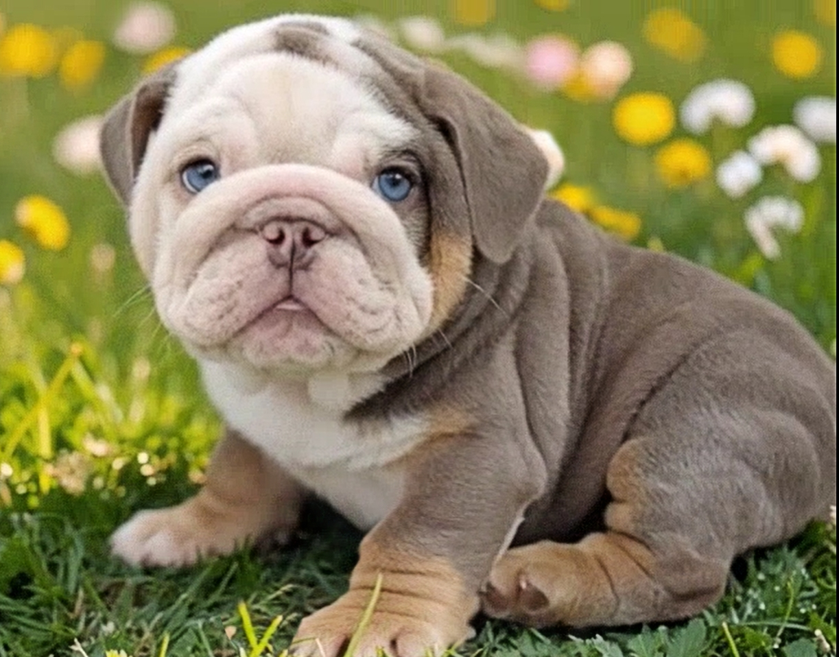 lilac bulldog english bulldog