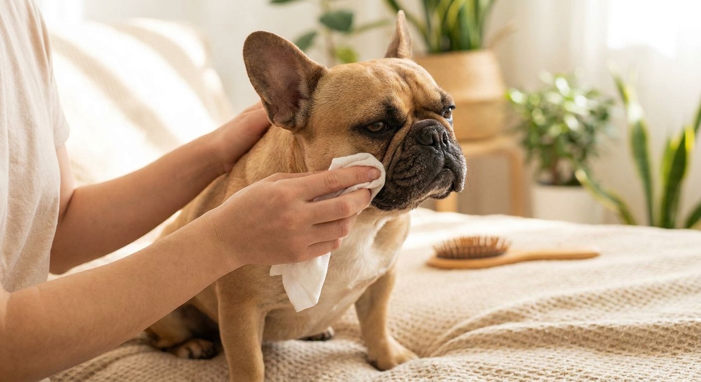Best grooming routines for a French Bulldog's wrinkles