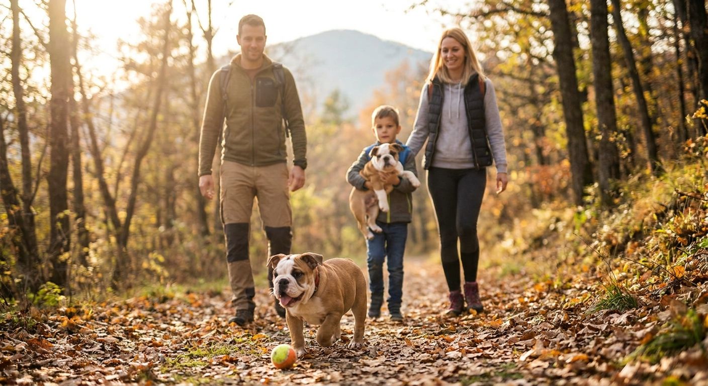 English Bulldog puppies for active families