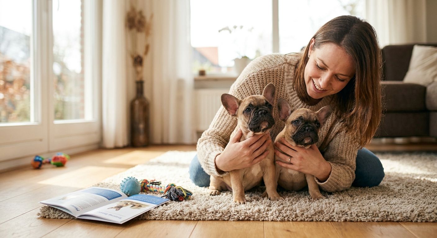 French Bulldog puppies for first-time dog owners