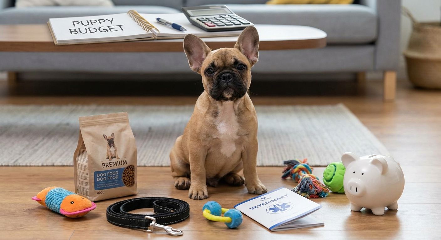How to budget for a French Bulldog puppy's first-year costs