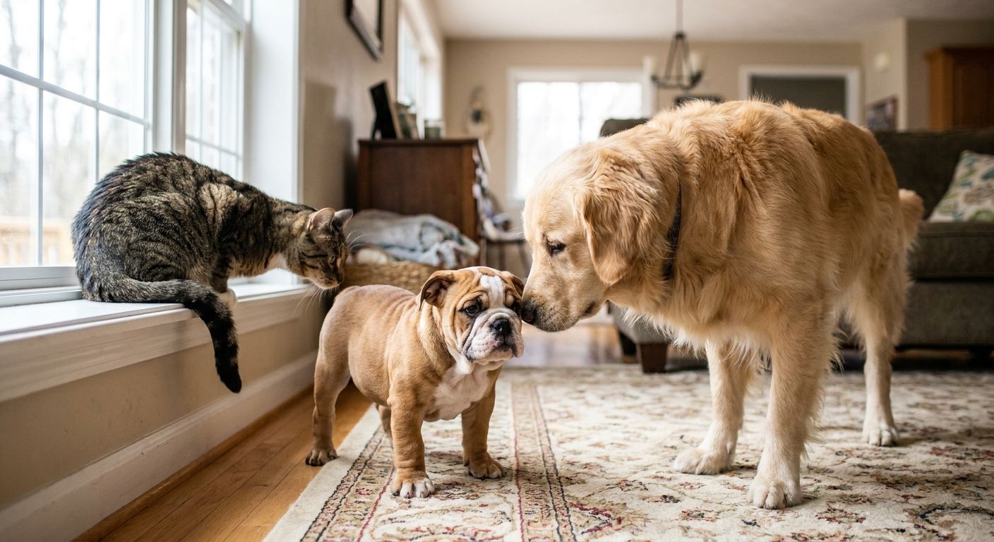 Introducing a Bulldog Puppy to Other Pets (2026 Guide)