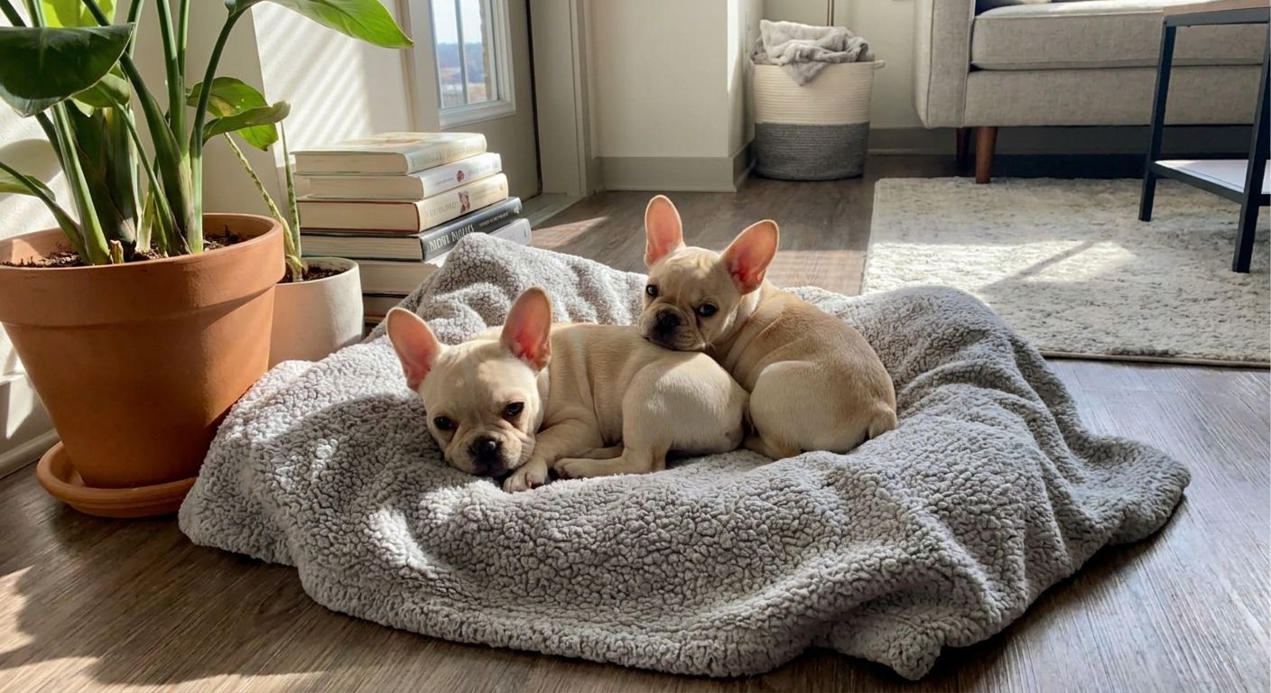 Mini French Bulldog puppies for small living spaces