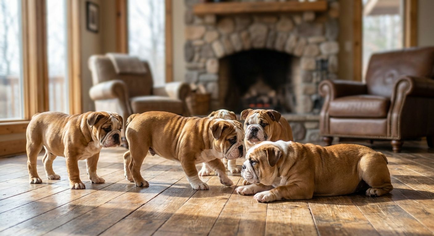 XL English Bulldog puppies for large-breed enthusiasts