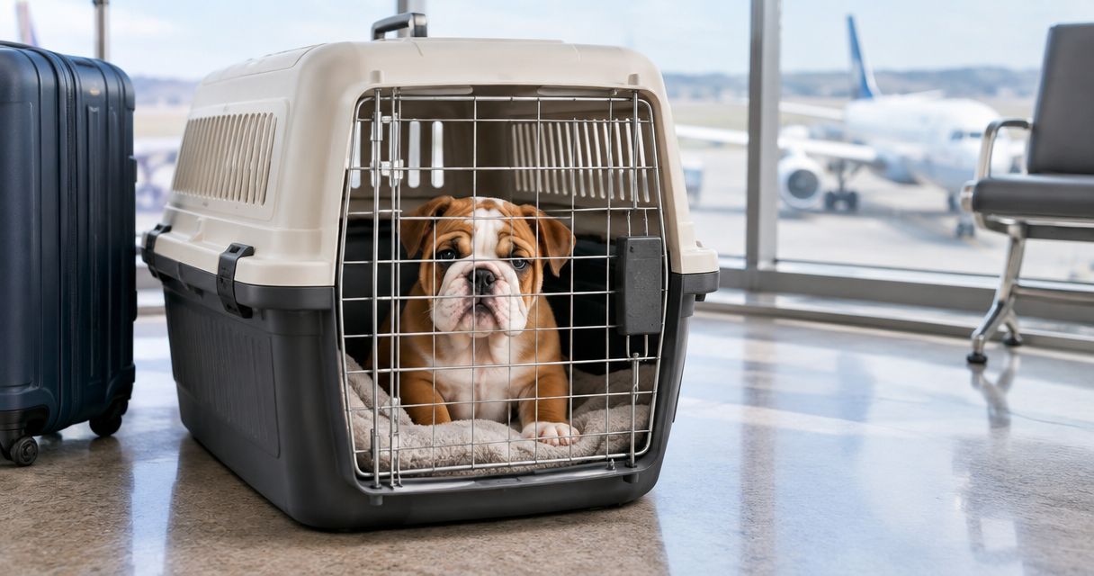 Best air travel crates for shipping a bulldog puppy
