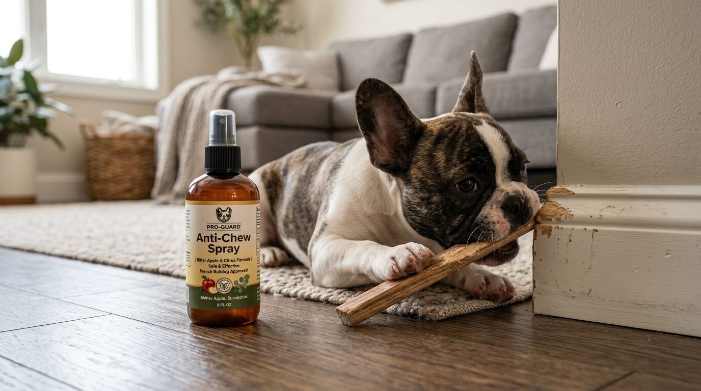 Best anti-chew sprays for teething French Bulldog puppies