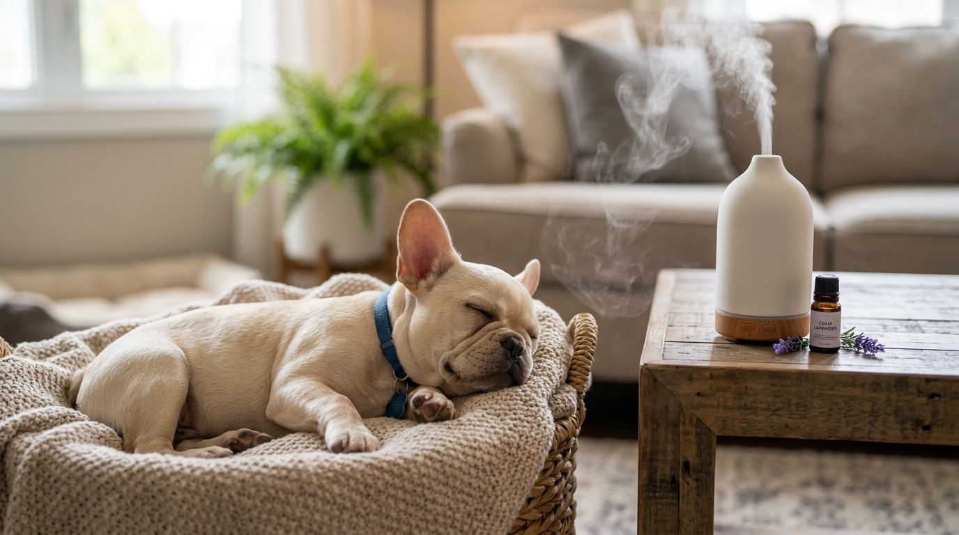 Best calming diffusers for anxious French Bulldog puppies
