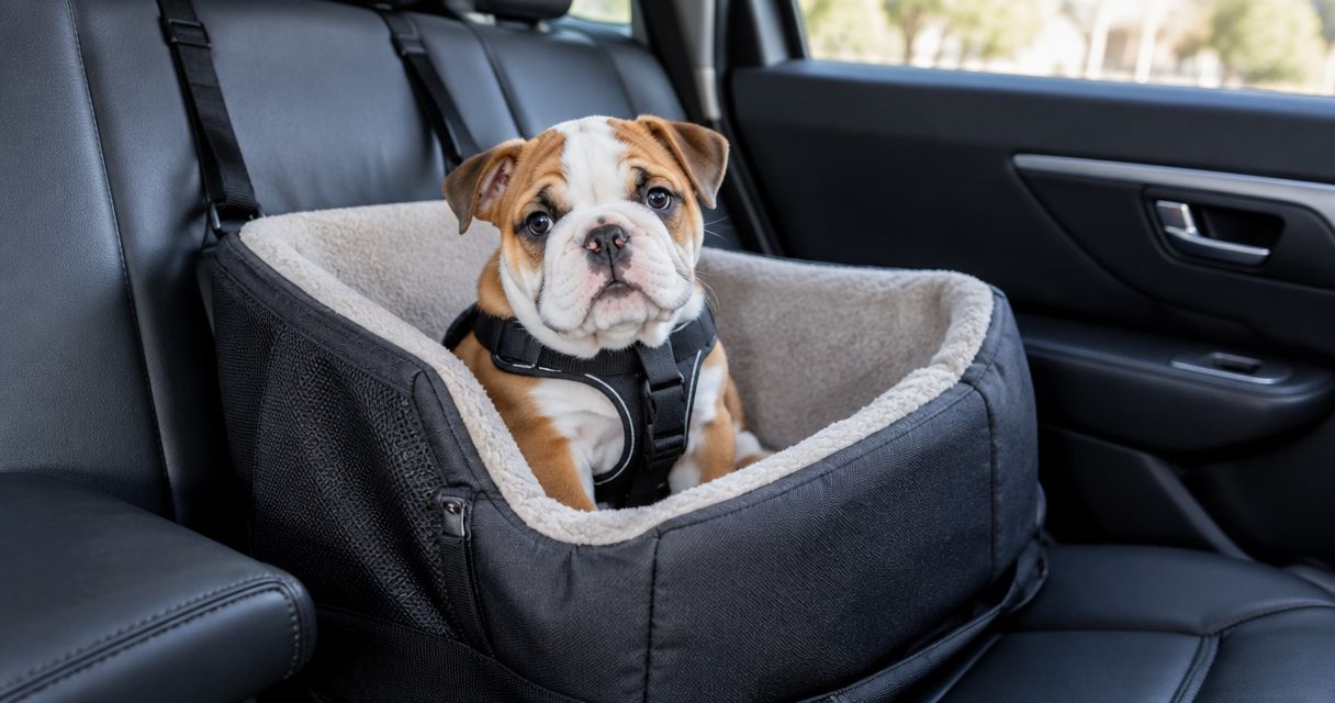 Best car seats and boosters for Bulldog puppies