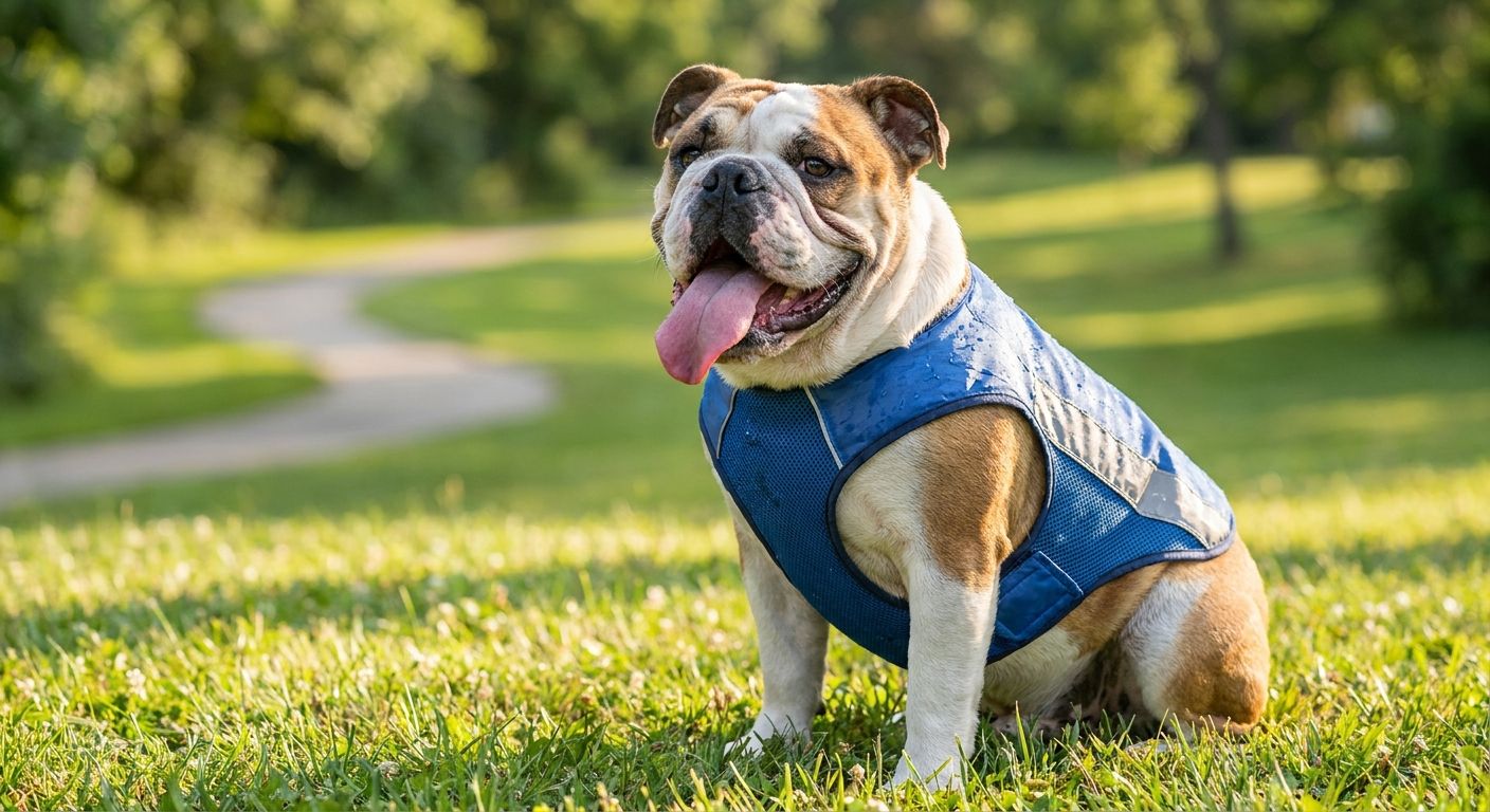 Best cooling vests for Bulldogs in hot weather