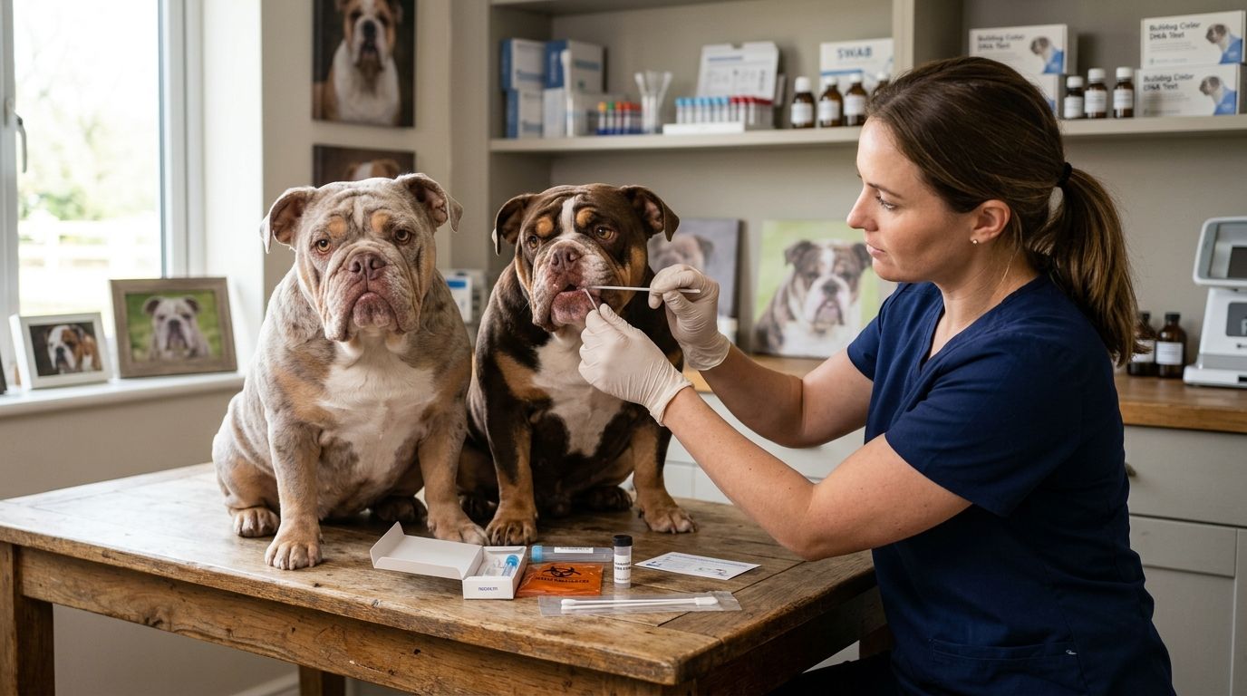 Best DNA color-genetics test kits for rare-color Bulldog breeding