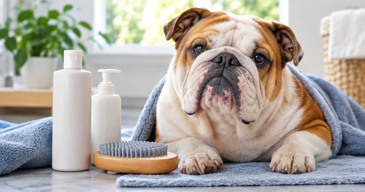 Best medicated shampoos for Bulldog skin allergies