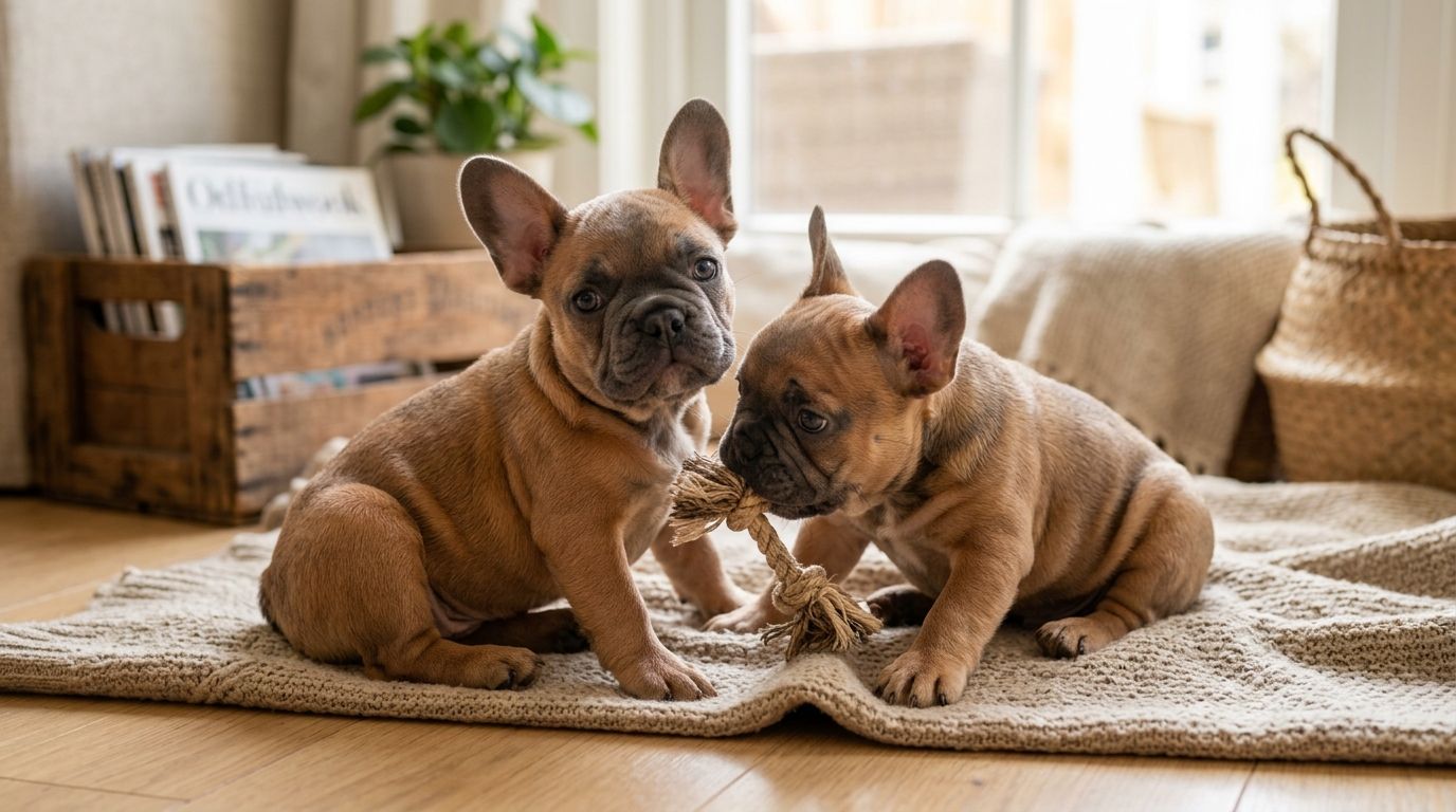 Blue fawn French Bulldog puppies for rare-color fans