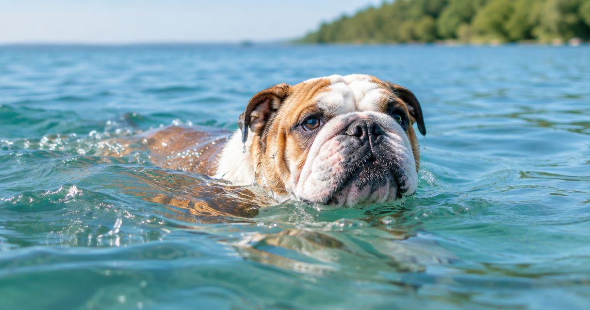 Can English Bulldogs swim safely?