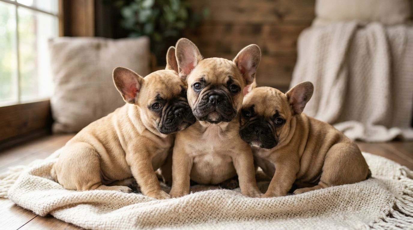 Fawn French Bulldog puppies for classic color lovers