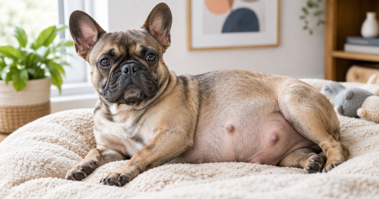 How long are French Bulldogs pregnant for?