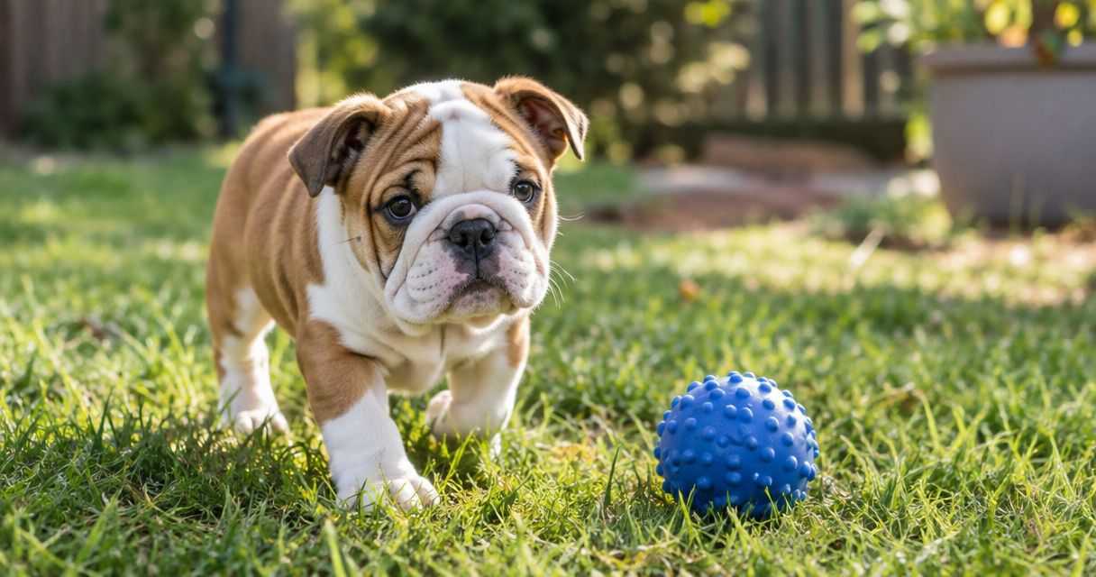 How much exercise does an English Bulldog puppy need?