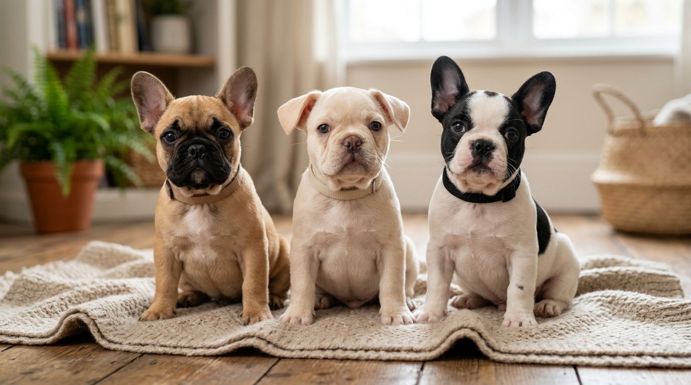 How to choose between a fawn, cream, or panda Frenchie