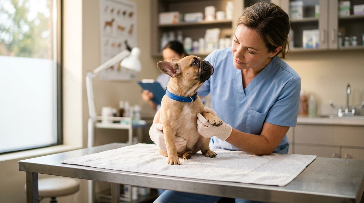 How to identify food allergies in a French Bulldog puppy