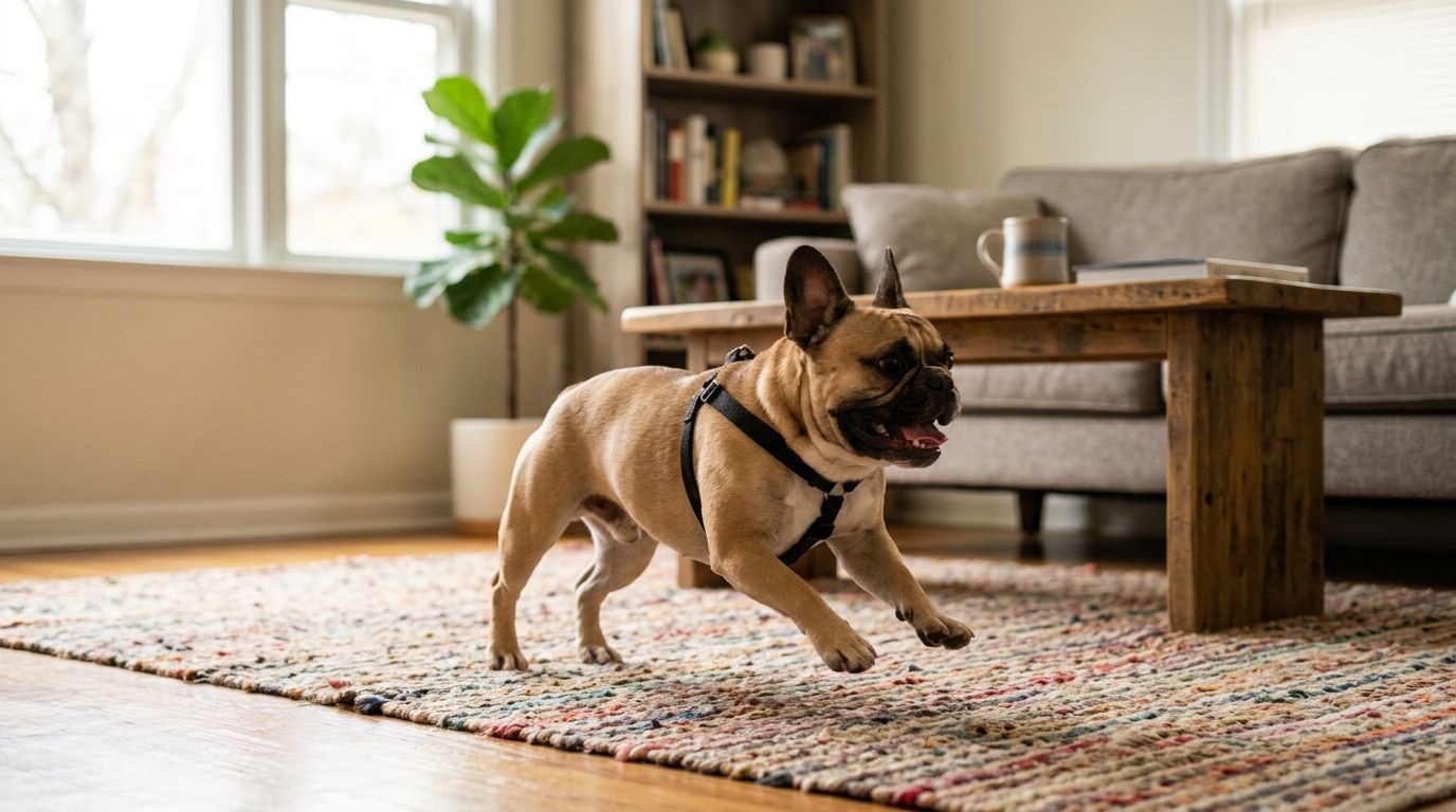 How to manage a French Bulldog's zoomies and energy bursts