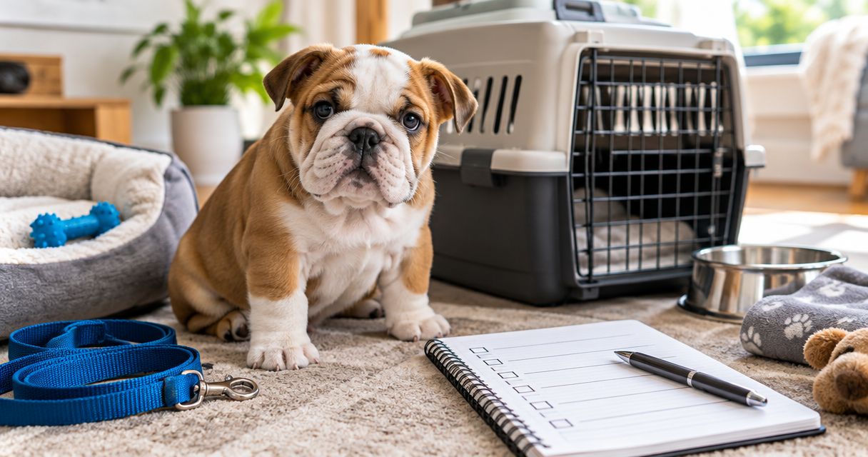 Bulldog Puppy Pickup Day Checklist (2026 Guide)