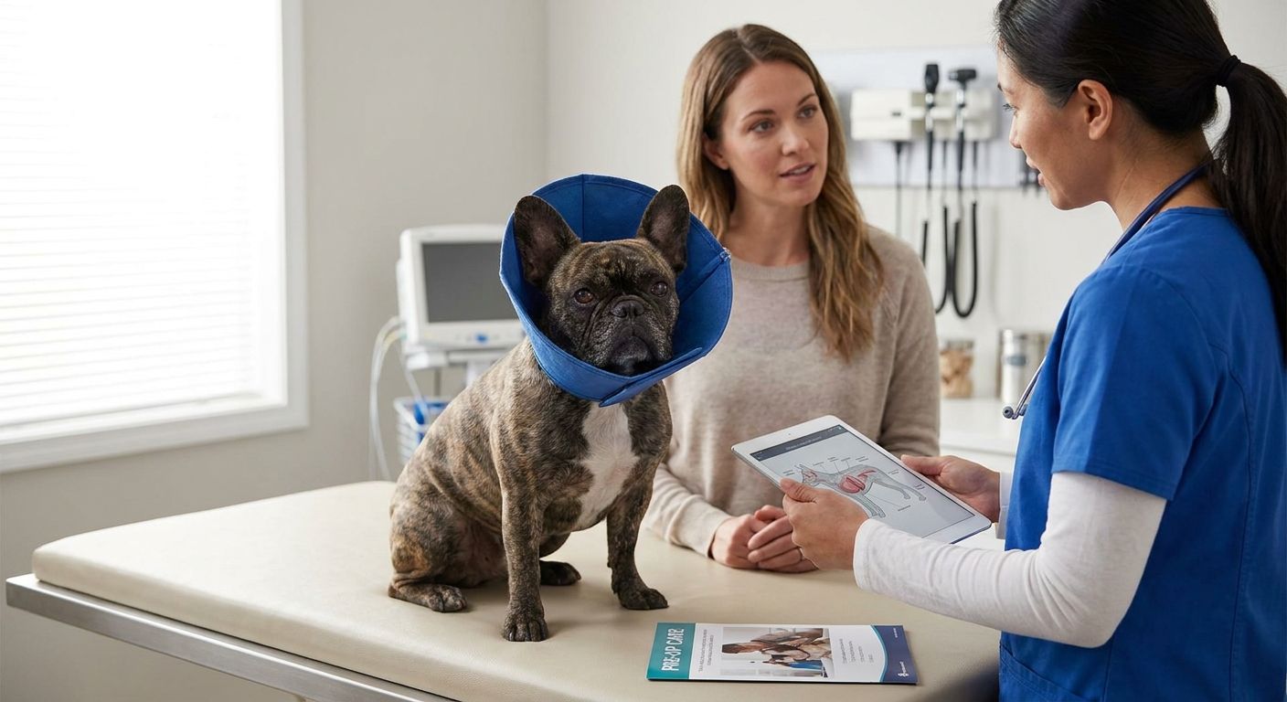 How to prepare for soft palate surgery in a French Bulldog