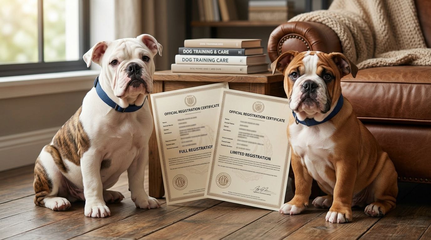 How to understand full vs limited AKC registration
