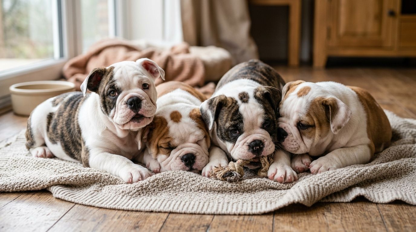 Pied English Bulldog Puppies 2026: The Color Enthusiast’s Guide