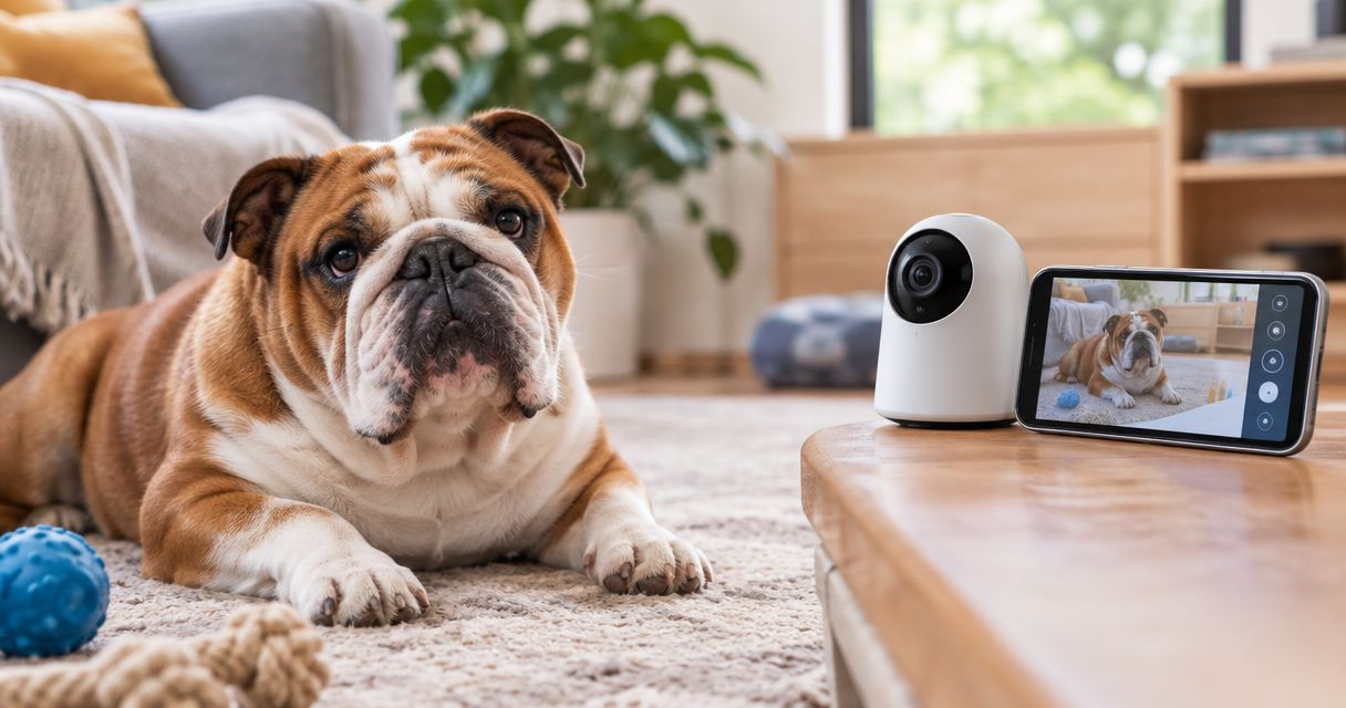 Best pet cameras for monitoring an English Bulldog home alone