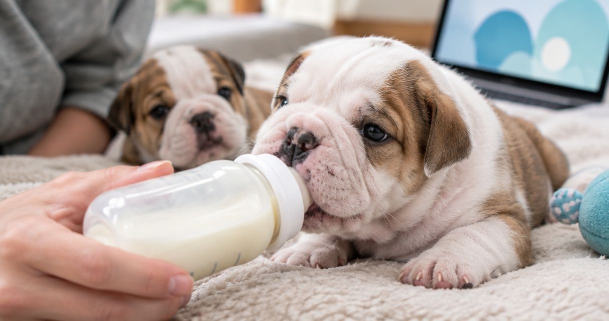Best puppy milk replacer formulas for newborn Bulldogs