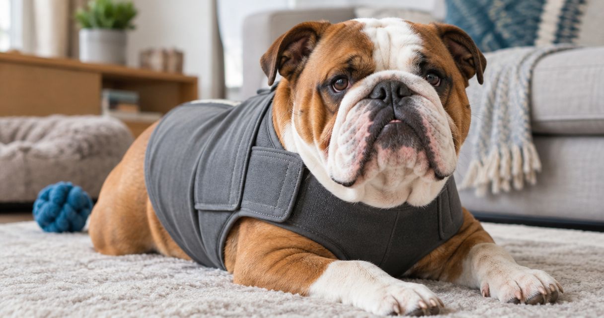 Best thundershirts and anxiety wraps for Bulldogs